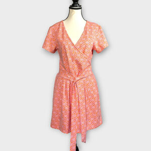 SAILOR SAILOR Shorts Romper LARGE Pink Tie Waist Pockets Beach Resort Travel EUC